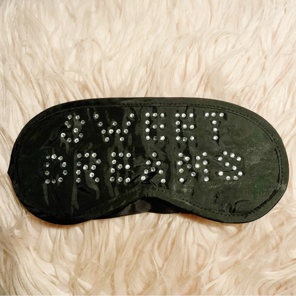 SWEET DREAMS Rhinestone Sleep Mask